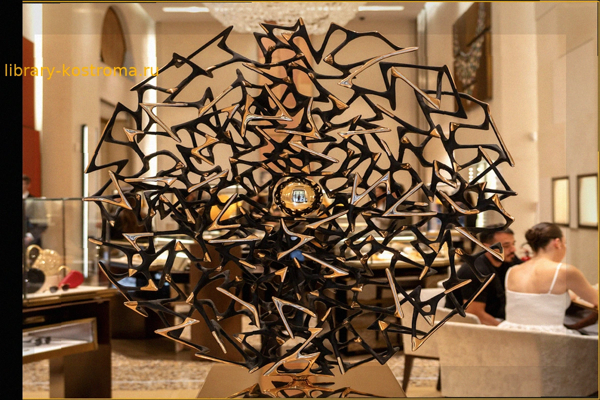 C’è una mostra di scultura tra oro e bronzo nella boutique di BVLGARI a Firenze